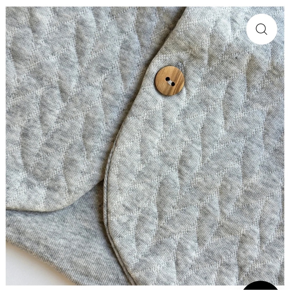 Gray Quilted Baby Outfit by message In A Bottle - Picture 11 of 11